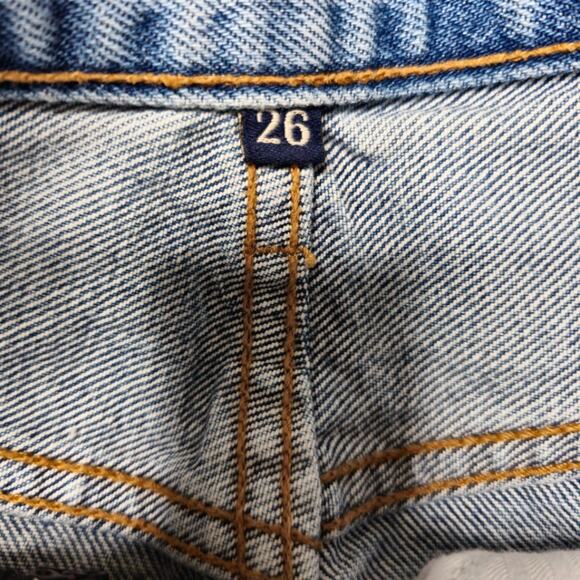 Carmar Beatrice Rhinestone Zipper Distressed Mini Skirt Size 26 - Picture 10 of 12